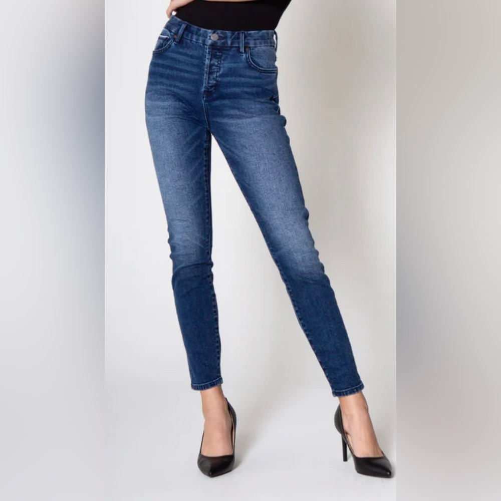 Dear John Olivia Super High Rise Ankle Skinny Jeans